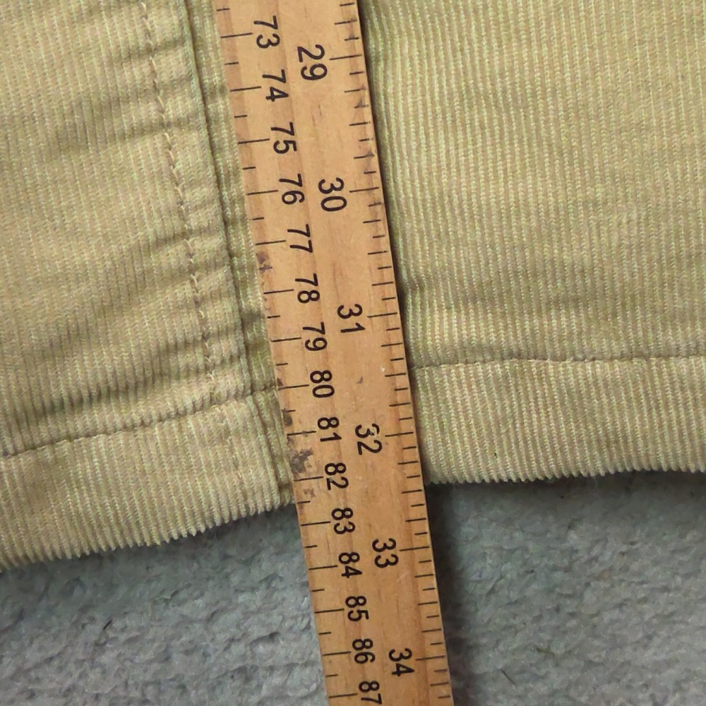 Express Field Jacket Mens XL Beige Y2K Utility Safari Corduroy M-65 Gorpcore - Picture 13 of 15